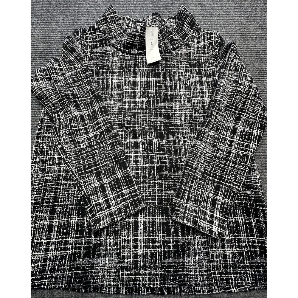 Christopher Calvin Sweater Womens XS Abstract Print‎ Pullover Made in USA